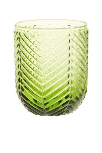 Fleur Set Of Four Green Tumblers - Joe’s Haven