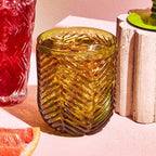 Fleur Set Of Four Green Tumblers - Joe’s Haven