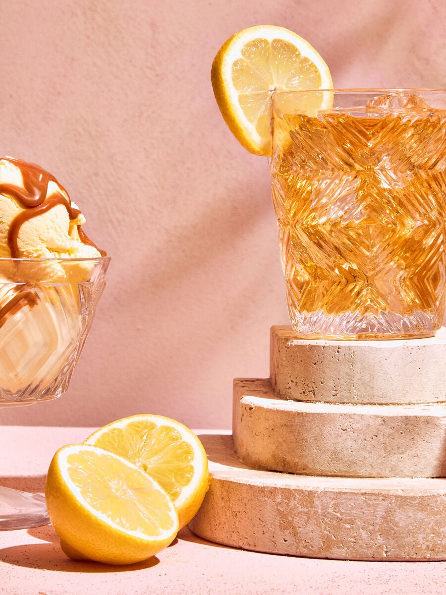 Fleur Set Of Four Clear Glass Tumblers - Joe’s Haven