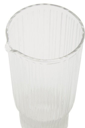 Juno Ribbed Glass And Jug Three Piece Set - Joe’s Haven