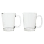 Torta Set Of Four Glass Clear Glass Mugs - Joe’s Haven