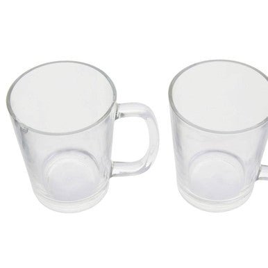 Torta Set Of Four Glass Clear Glass Mugs - Joe’s Haven