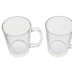 Torta Set Of Four Glass Clear Glass Mugs - Joe’s Haven