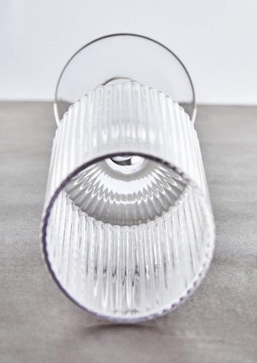 Eldon Set Of Four Ribbed Champagne Glasses - Joe’s Haven