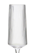 Eldon Set Of Four Ribbed Champagne Glasses - Joe’s Haven