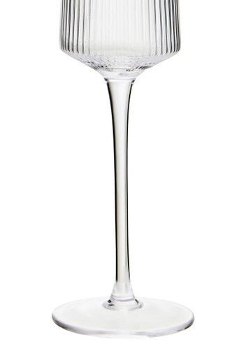 Eldon Set Of Four Ribbed Champagne Glasses Mob Packaging - Joe’s Haven