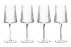 Eldon Set of Four Ribbed Wine Glasses 430ml - Joe’s Haven