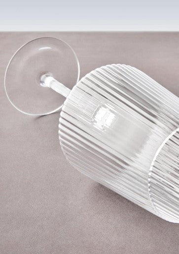 Eldon Set Of Four Ribbed Wine Glasses Mob Packaging - Joe’s Haven