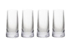Set Of Four Eldon Ribbed Clear Hi Ball Glasses Mob Packaging - Joe’s Haven
