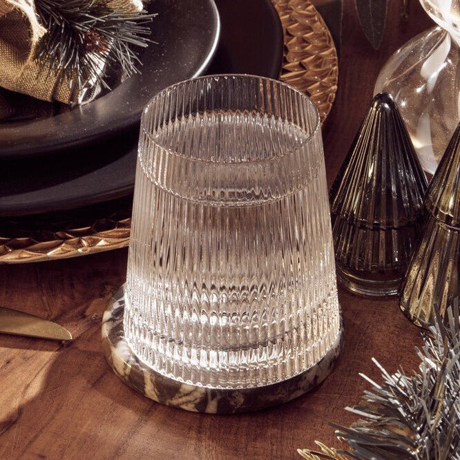 Eldon Set Of Four Ribbed Glass Tumblers - Joe’s Haven