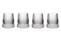 Eldon Set of 4 Ribbed Glass Tumblers