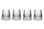 Eldon Set of 4 Ribbed Glass Tumblers