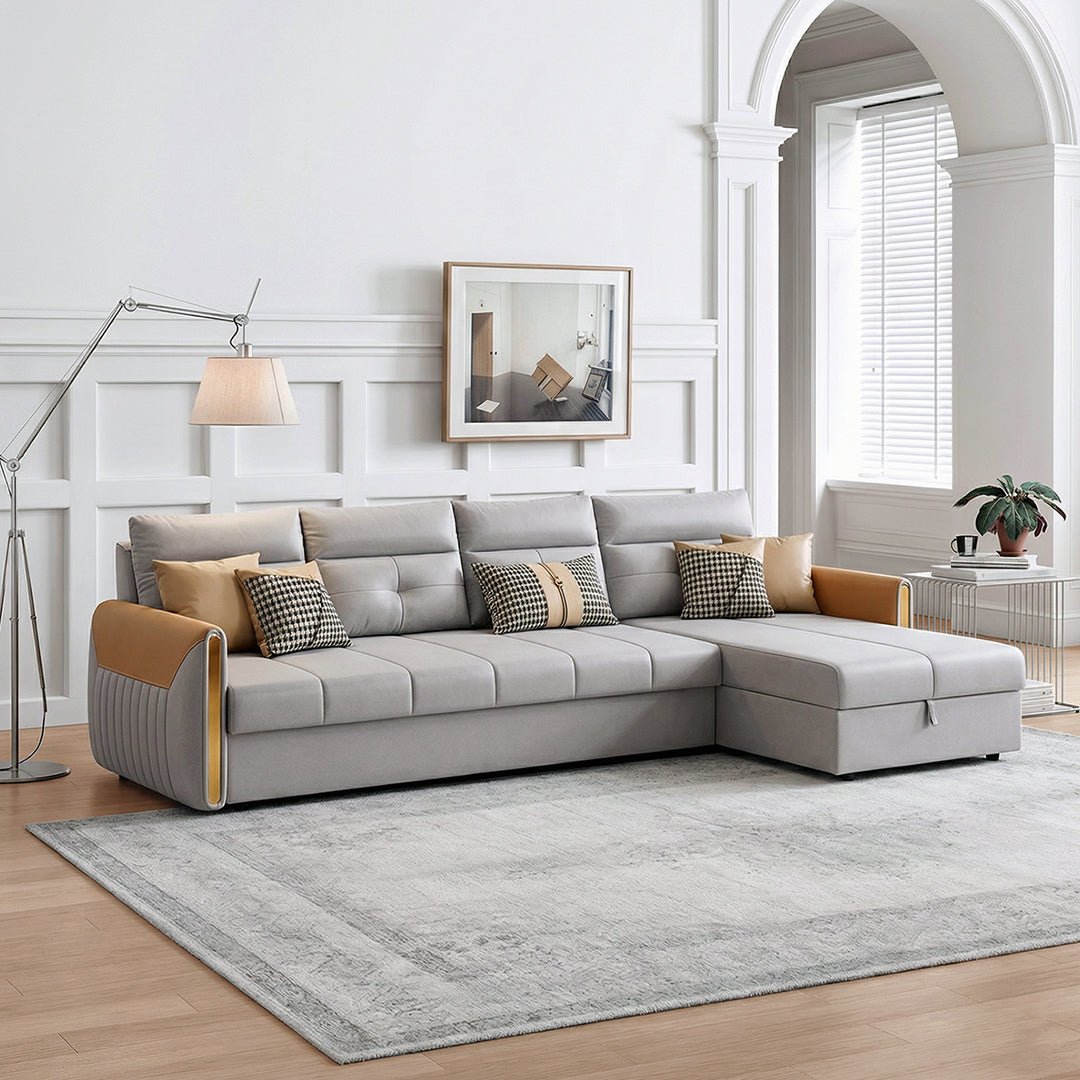 Malhotra L Shape Sofa Bed, Small Corner Sofa Bed - Joe’s Haven