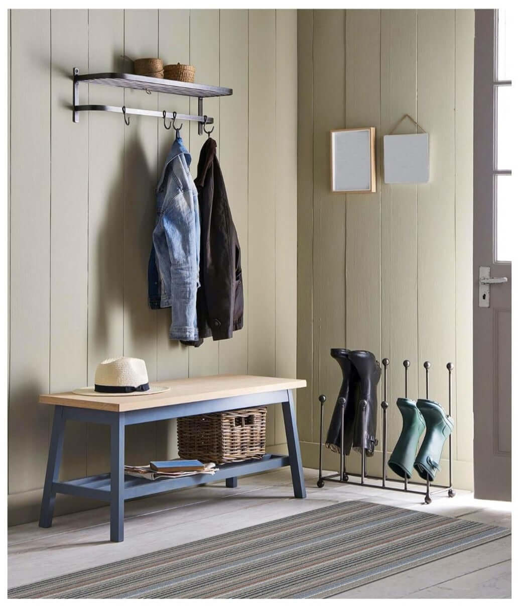 Stockholm Grey/Clay Washable Mat - Joe’s Haven