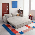 Fernandez Two Seater, Three Seater Sofa Bed With Storage, Suede - Joe’s Haven