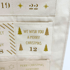 Personalised Fabric Christmas Advent Calendar - Christmas Song hits - Joe’s Haven
