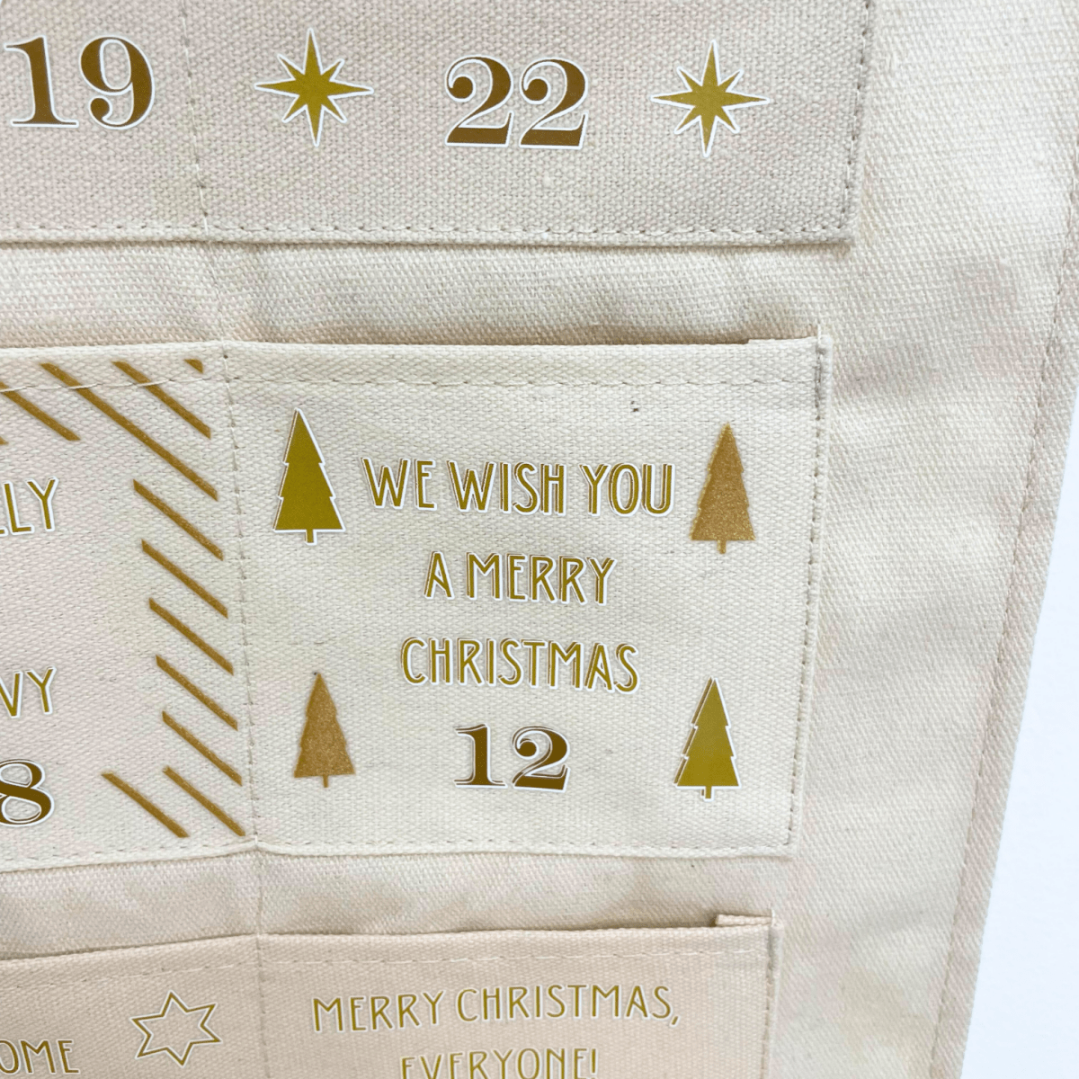 Personalised Fabric Christmas Advent Calendar - Christmas Song hits - Joe’s Haven