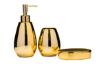 Magpie Dolomite Gold 3 Piece Bathroom Set