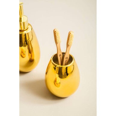 Magpie Dolomite Gold 3 Piece Bathroom Set - Joe’s Haven