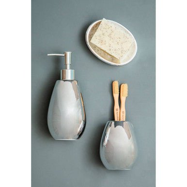 Magpie Dolomite Silver 3Pc Bathroom Set - Joe’s Haven