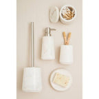 Abaska Off White Marble Tumbler - Joe’s Haven