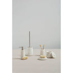 Abaska Off White Marble Tumbler - Joe’s Haven
