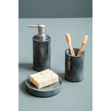Kamal Dark Grey Marble Effect Tumbler - Joe’s Haven