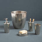 Vaco Hammered Bathroom Nickel Finish Tumbler - Joe’s Haven