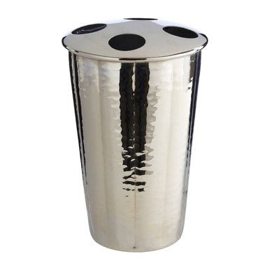 Vaco Hammered Bathroom Nickel Finish Toothbrush Holder - Joe’s Haven