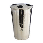 Vaco Hammered Bathroom Nickel Finish Toothbrush Holder - Joe’s Haven