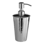 Vaco Hammered Bathroom Nickel Finish Lotion Dispenser - Joe’s Haven