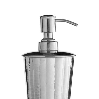 Vaco Hammered Bathroom Nickel Finish Lotion Dispenser - Joe’s Haven