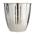 Vaco Hammered Bathroom Nickel Finish Waste Bin - Joe’s Haven