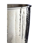 Vaco Hammered Bathroom Nickel Finish Waste Bin - Joe’s Haven