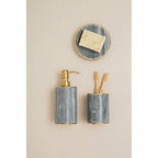 Bosco Grey Marble and Gold Tumbler - Joe’s Haven