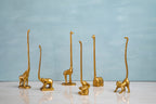 Fauna Gold Finish Elephant Toilet Roll Holder With Square Base - Joe’s Haven