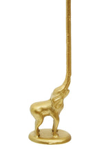 Fauna Gold Finish Elephant Toilet Roll Holder With Round Base - Joe’s Haven