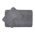 Soak Chevron Bath And Pedestal Mat Set - Joe’s Haven