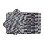 Soak Chevron Bath And Pedestal Mat Set - Joe’s Haven