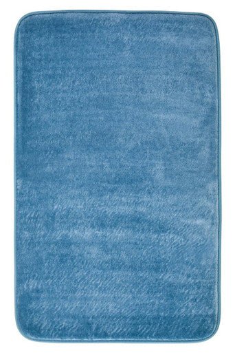Soak Denim Blue Bath And Pedestal Mat Set - Joe’s Haven