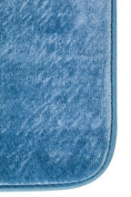 Soak Denim Blue Bath And Pedestal Mat Set - Joe’s Haven