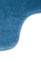 Soak Denim Blue Bath And Pedestal Mat Set - Joe’s Haven