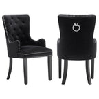 Windsor LUX Velvet Dining Chair (with armrests) - Joe’s Haven