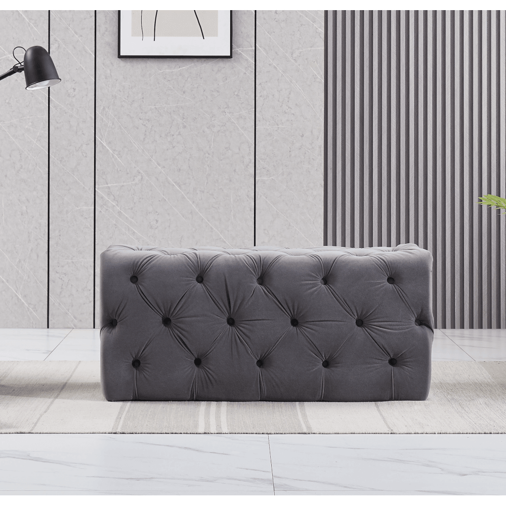 Melia Velvet Ottoman Bench - Joe’s Haven
