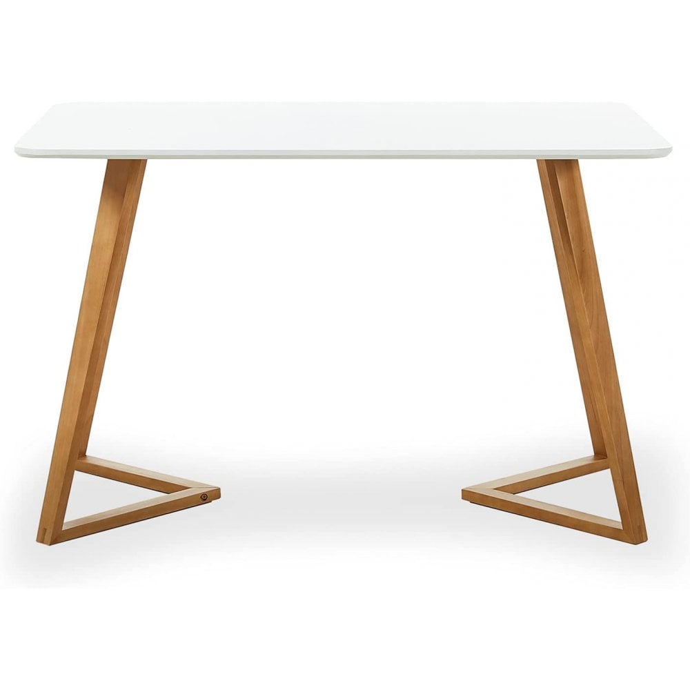 Dallas Scandinavian - inspired Dining Table - Easy Clean Wooden Table Top with Wooden Legs - Joe’s Haven