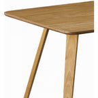 Dallas Scandinavian - inspired Dining Table - Easy Clean Wooden Table Top with Wooden Legs - Joe’s Haven