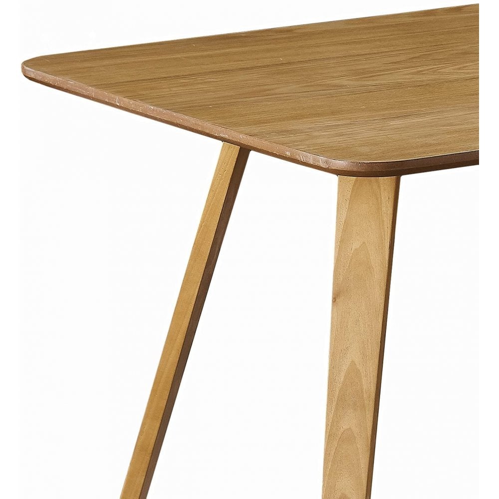 Dallas Scandinavian - inspired Dining Table - Easy Clean Wooden Table Top with Wooden Legs - Joe’s Haven