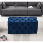 Melia Velvet Ottoman Bench - Joe’s Haven