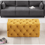 Melia Velvet Ottoman Bench - Joe’s Haven