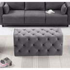 Melia Velvet Ottoman Bench - Joe’s Haven